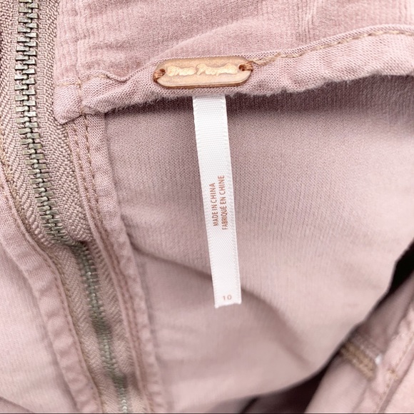 Free People Light Brown Mini Skirt Size 10 - Picture 4 of 6